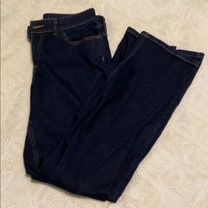 The Limited High Waisted Dark Wash Flare Jeans